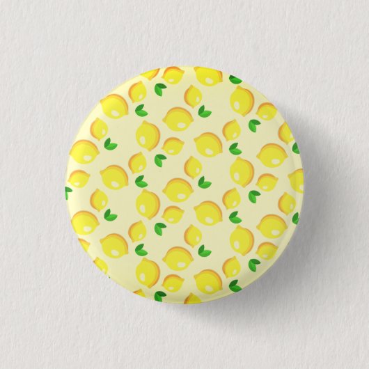 Gele leemons Button Gift (Voorkant)