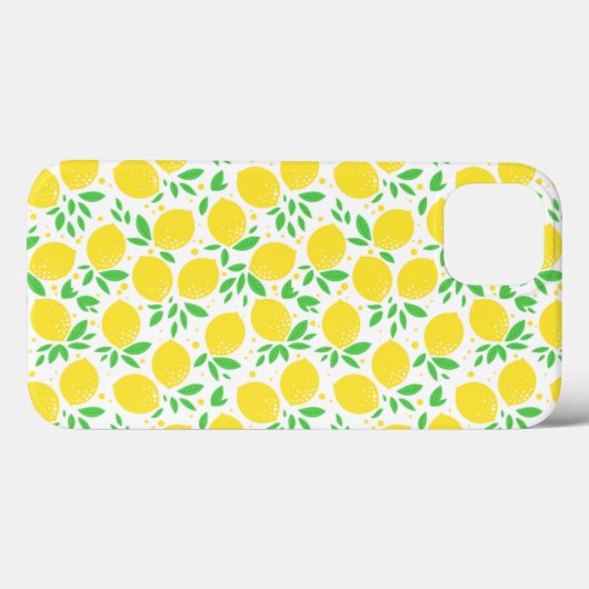 Gele leemons Case-Mate iPhone case (Achterkant (horizontaal))