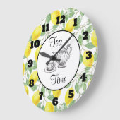 Gele leemons met groene lederen Patroontijd Grote Klok (Hoek)