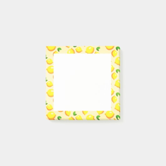 Gele leemons post-it® notes (Voorkant)