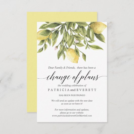 Gele leemten en veranderingen in het olievriendeli kaart (Voorkant / Achterkant)