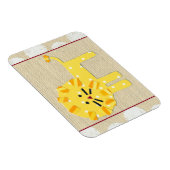 Gele leeuw met witte pooldots magneet (Rechterzijde)