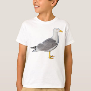 Gele leggermeeuw t-shirt
