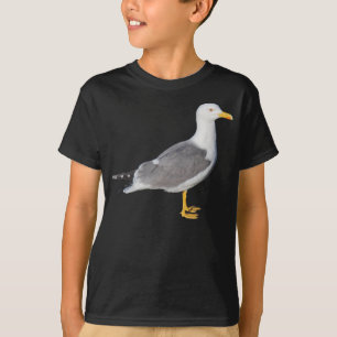 Gele leggermeeuw t-shirt