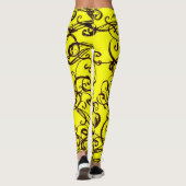 Gele Leggings (Achterkant)