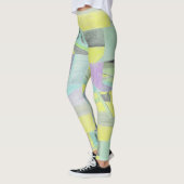 Gele leggings met gekramde scène (Links)