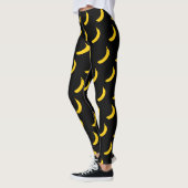 Gele leggings voor het afdrukken van bananen in de (Links)