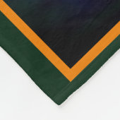 Gele Lelie Bloem Abstract gepersonaliseerd Fleece Deken (Hoek)