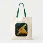 Gele lelie bloem gepersonaliseerd tote bag (Voorkant)