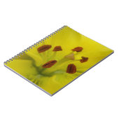Gele Lelie Bloem Notebook Notitieboek (Linkerzijde)