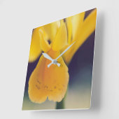 Gele lelie vierkante klok (Hoek)