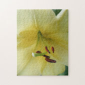 Gele leliebloem close-up legpuzzel (Verticaal)