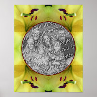 Gele leliebloem van dichtbij Maak je eigen foto 