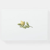 Gele Lemon amalfi kust Bruiloft Gastenboek (Achterkant)