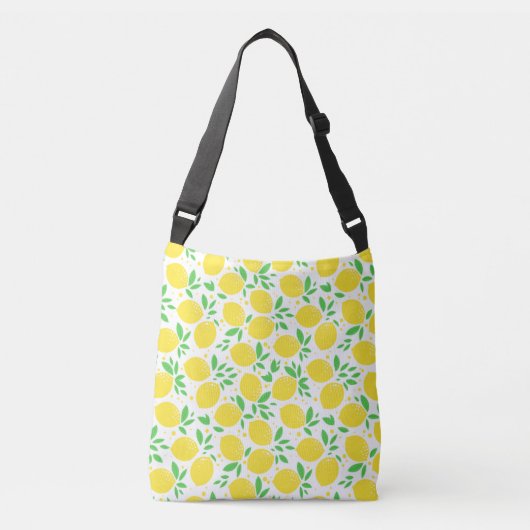 Gele Lemon Crossbody Bag Crossbody Tas (Voorkant)