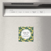 Gele lemon en groene Limoen fruitpatroongebeurteni Magneet (Insitu (Vaatwasser))