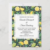 Gele lemon en groene Limoen Kaart (Voorkant)