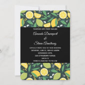 Gele lemon en groene Limoen Kaart (Voorkant)