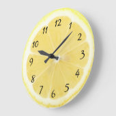 Gele Lemon Kitchen-klok Grote Klok (Hoek)