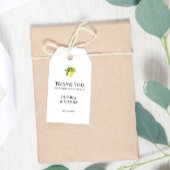 Gele Lemon Modern Wedding Cadeaulabel