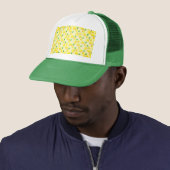 Gele Lemon Trucker Hoed Pet (In situ)