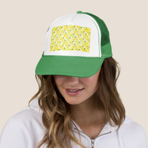 Gele Lemon Trucker Hoed Trucker Pet
