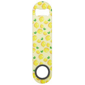Gele Lemons Bar Key Speed Flessenopener (Achterkant)