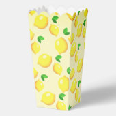 Gele Lemons Popcorn Box Bedankdoosjes (Voorkant)