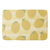 Gele lemons Summer Fruit Waterverf Fun Bright Badmat (Voorkant)