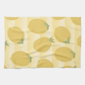 Gele lemons Summer Fruit Waterverf Fun Bright Theedoek (Horizontaal)