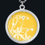 Gele lentbloemen Zilver Ketting<br><div class="desc">Mooie gele lentebloemen sterling zilver Ketting. Geweldig als een verjaardag of vakantie cadeau. Geweldig als huwelijksgunst, huwelijksgeschenk, verjaardagscadeau of vakantiegift.</div>