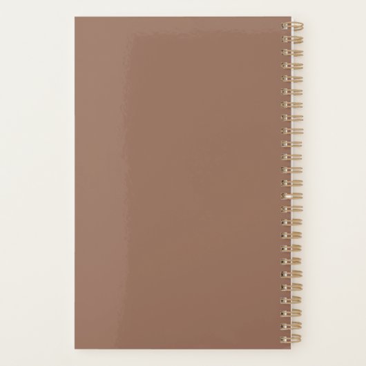 Gele lente-affodil in de Garden-aangepaste naam Planner (Achterkant)