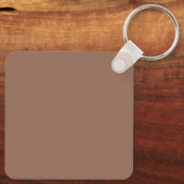 Gele lente-affodil in de Garden-aangepaste naam Sleutelhanger (Achterkant)