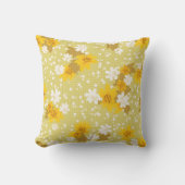 Gele lente Bloemkussens & Kussens (Voorkant)