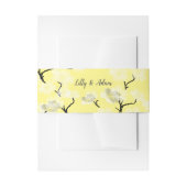 Gele Lente Bloesems Uitnodigingen Wikkel (Voorkant Voorbeeld)