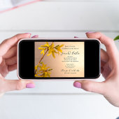 Gele Lente Forsythia Bloem Viering van het Leven Kaart