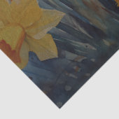 gele lente narcissen decoupage tissuepapier (Detail)