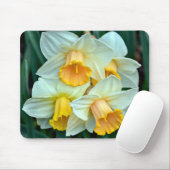 Gele lente narcissen muismat (Met muis)