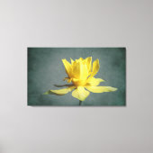 Gele lente Narcissus Canvas Print (Voorkant)