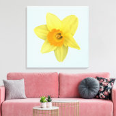 Gele Lentebloem Narcis Canvas Afdruk (Insitu (Woonkamer))