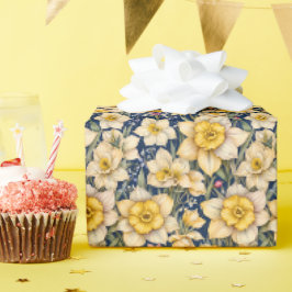 Gele Lentebloemen Narcissen Cadeaupapier