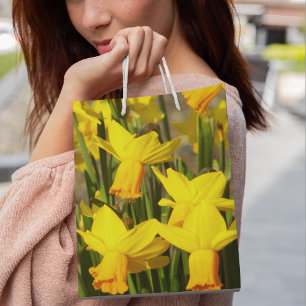 Gele lentesaffodils Floral Medium Cadeauzakje
