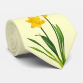 Gele lentesaffodils - Sjabloon van Daffodil Stropdas (Opgerold)