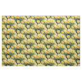 Gele lentesaffodils stof (Yard (91,4 cm))