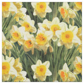 Gele lentesaffodils stof (Swatch)
