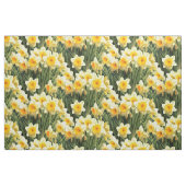 Gele lentesaffodils stof (Fat Quarter)
