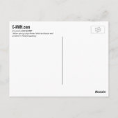 Gele lentetuippen die vlakken schilderen briefkaart (Achterkant)