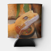 Gele leopard Gecko Blikjeskoeler (Voorkant)