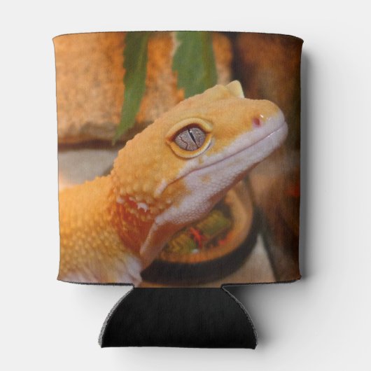 Gele leopard Gecko Blikjeskoeler (Achterkant)