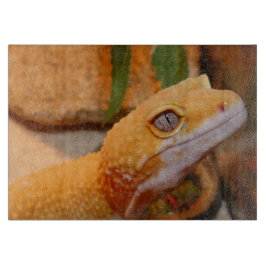 Gele leopard Gecko Cutting Board Snijplank